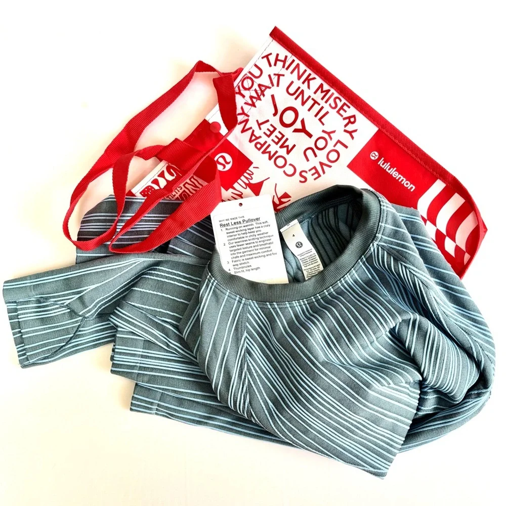 Rest Less Variegated Ribbed Pullover - Picture 2 of 5